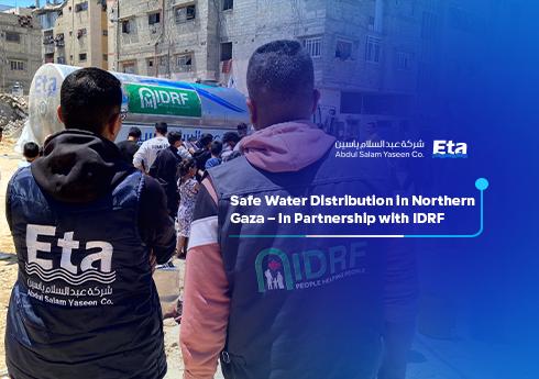 Safe Water Delivery in Gaza – A Humanitarian Partnership by ETA & IDRF